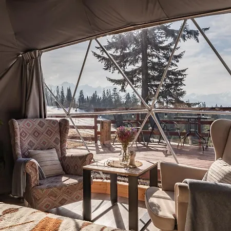 Luxusní stan Tatra Glamp Tarasowka - Siec Noclegowa Tatra Glamp